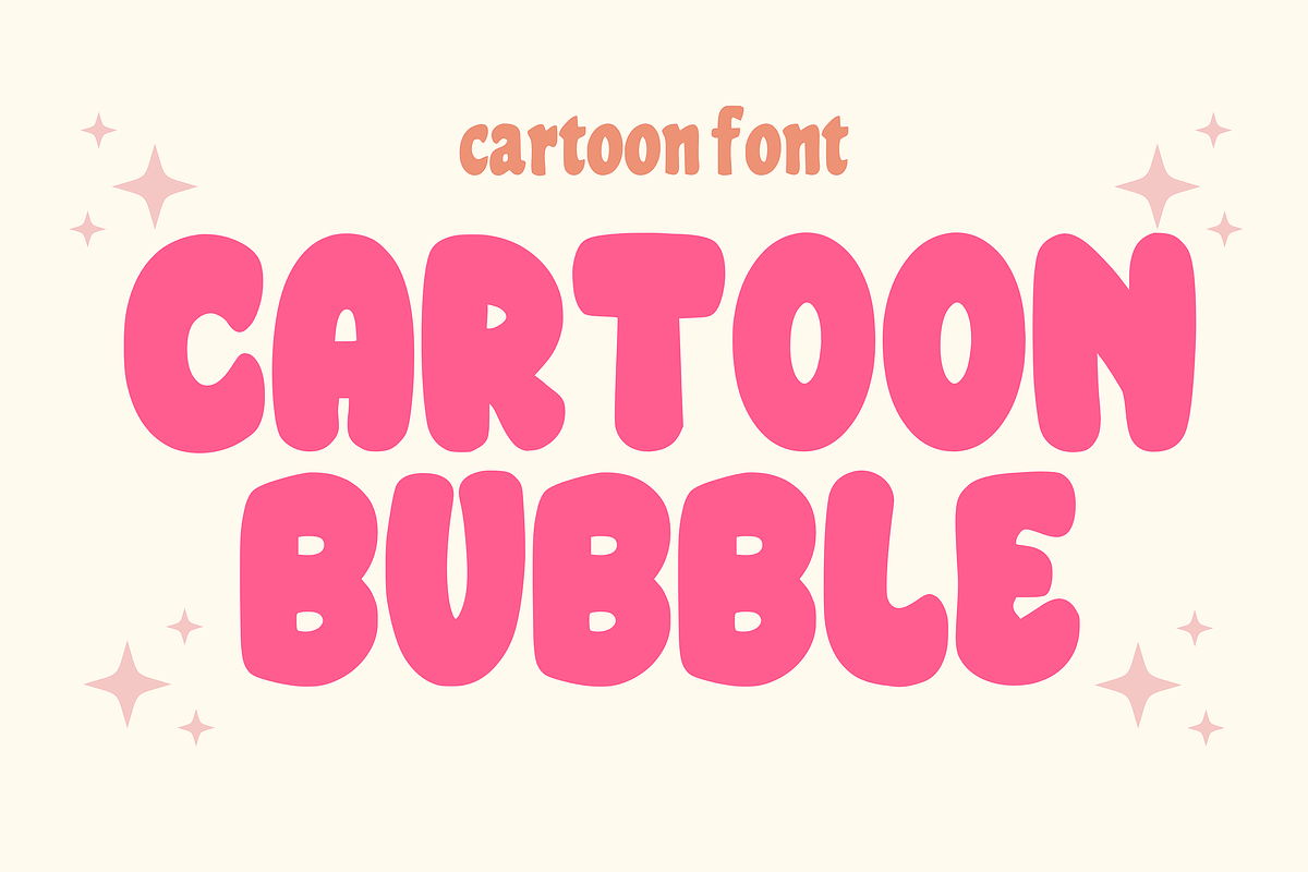 Super Bubble - Cartoon Font Types, a Font by KiddoGlyphs Studio (Photo 2 of 3)