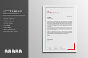 Letterhead Template, a Stationery Template by artisanHR (Thumbnail 1 of 6)