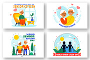 10 Senior Citizen Day Illustration, a Person Illustration by denayunebgt (Thumbnail 3 of 4)