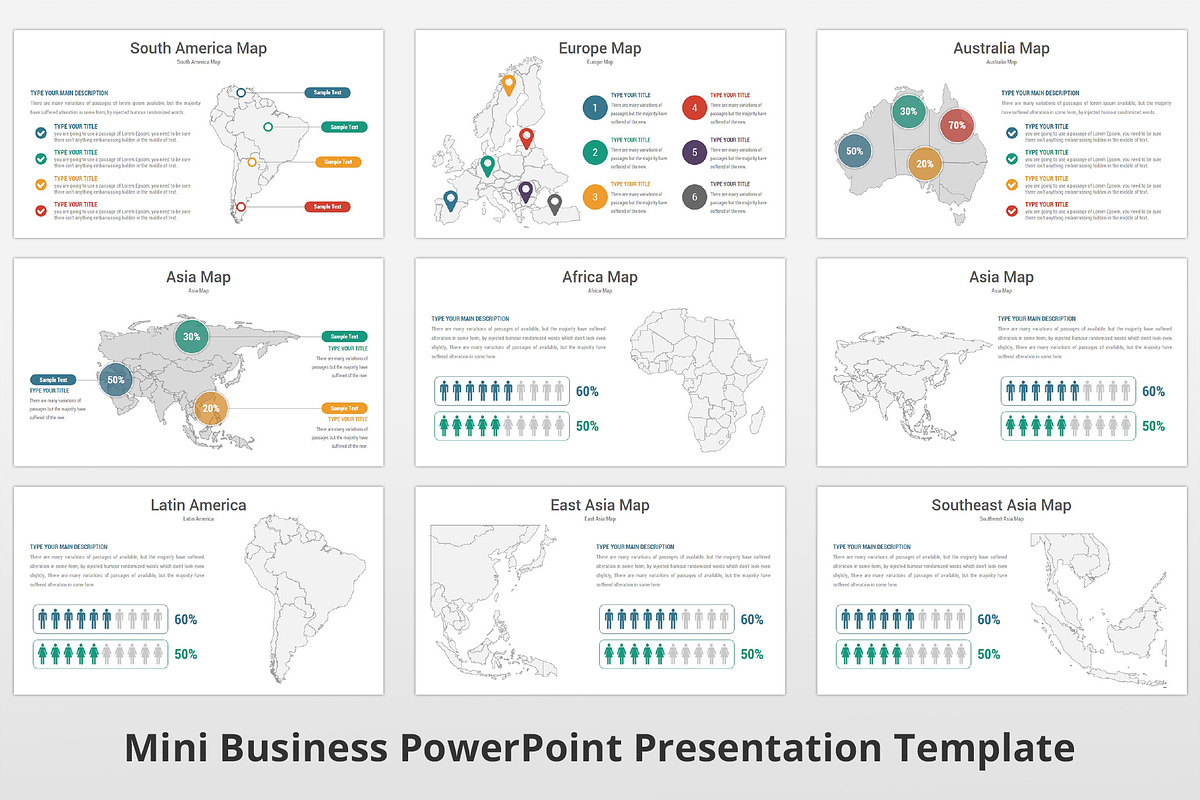 Mini Business PowerPoint Template, a Presentation Template by GraphicStan (Photo 25 of 30)