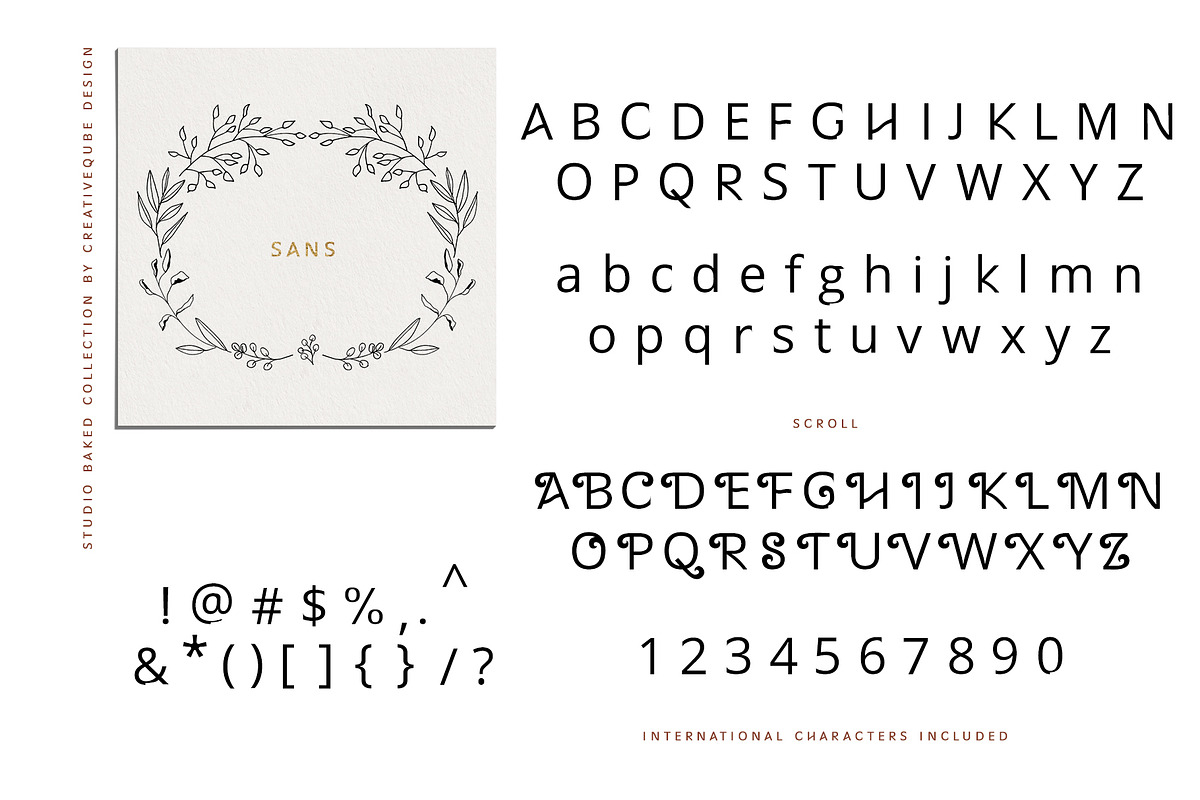 Studio Baked Font Collection, a Script Font by Creativeqube Design (Photo 23 of 23)