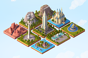 Cartoon Low Poly USA Landmarks Pack, an Architecture 3D Model by Anton Moek (Thumbnail 1 of 15)