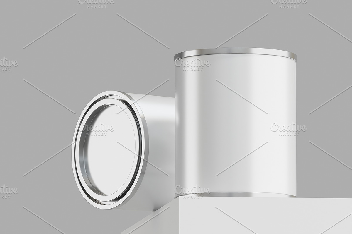 Metallic Can Mockup, a Packaging Mockup by Unerispace (Photo 3 of 5)