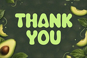 Avocad, a Script Font by FreshTypeINK (Thumbnail 8 of 8)