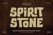 Spirit Stone – Ligature Logo Font, a Sans Serif Font by Lettersiro (Thumbnail 1 of 9)