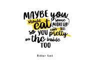 Rither Handwritten Script, a Script Font by Mr.Typeman (Thumbnail 6 of 8)