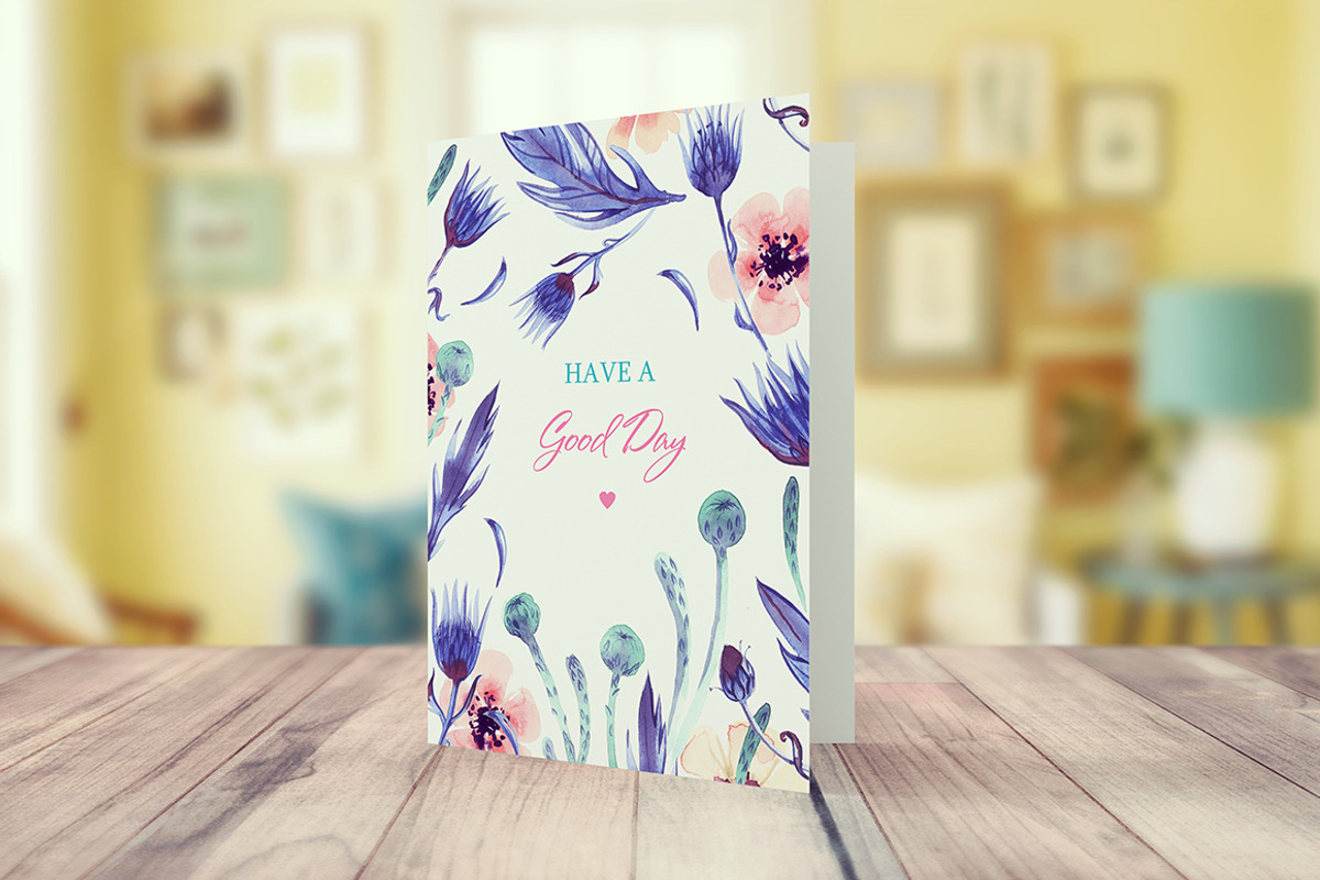 Invitation & Greeting Card Mockup v2, a Print Template by 2dsight (Photo 7 of 15)