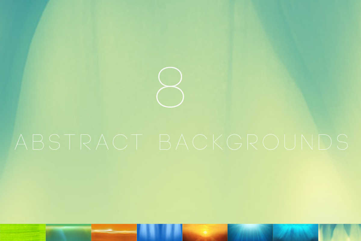 8 Different Abstract Backgrounds, a Texture Graphic by D2T Studio (Photo 1 of 5)