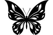 Elegant Butterfly Silhouette, an Object Graphic by Creativeshirt (Thumbnail 3 of 17)