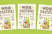 Summer Wine Tasting Flyer, a Flyer Template by Gumico Studio. (Thumbnail 1 of 3)