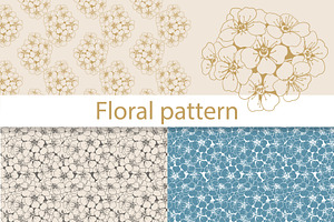 Floral Pattern & Flower Print, a Pattern Graphic by Plaid4You