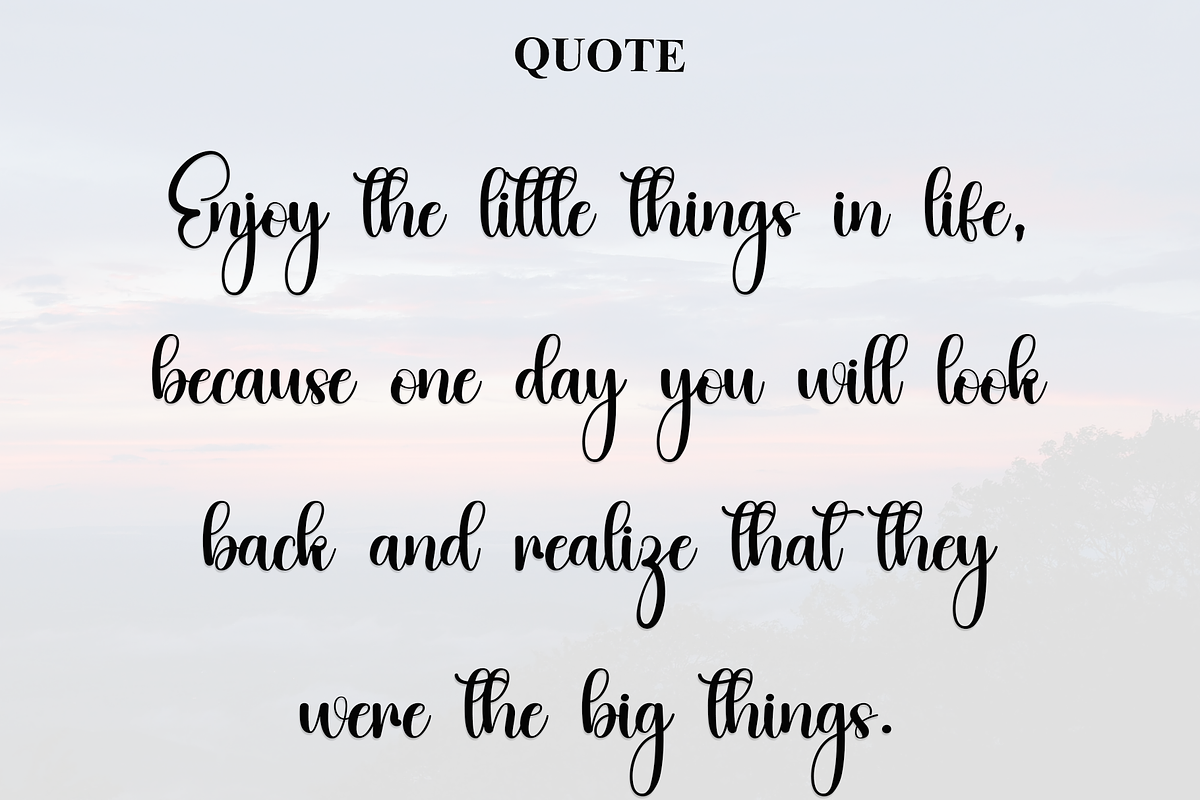Autumn Memories, a Handwritten Font by InermediaSTUDIO (Photo 5 of 8)