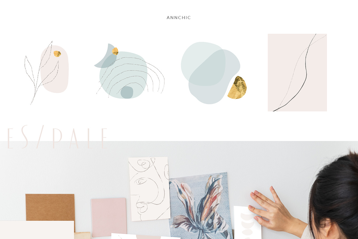 Abstract shapes art collection, a Texture Graphic by Anna Sokol (Photo 2 of 28)