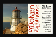 Reilyc Elegant - Blackletter Sans, a Blackletter Font by RagamKata (Thumbnail 2 of 10)
