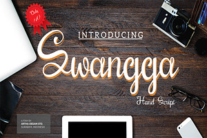 Swangga Hand Script Fonts