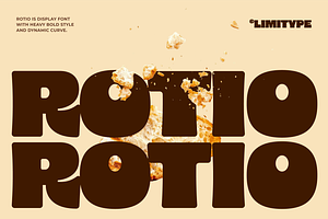 Rotio - Bold Font, a Sans Serif Font by limitype