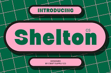 CS Shelton – Bold Font