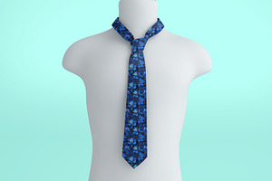 Dye Sublimation Necktie Mockup Tie