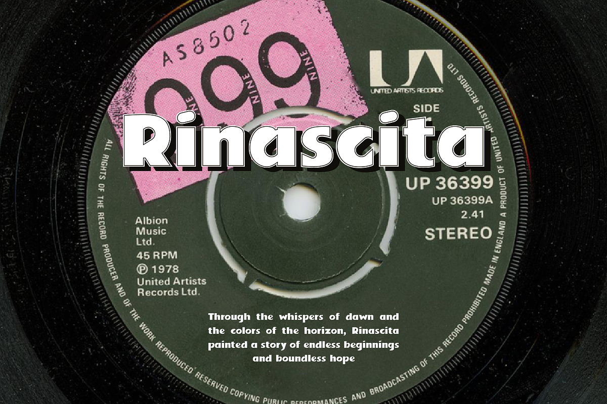 Rinascita Retro Geometric Font, a Blackletter Font by LTNG STUDIO (Photo 4 of 10)
