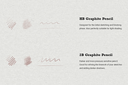 Molivee Pencil Brushes for Procreate, a Brush Add-On by Jinro (Thumbnail 3 of 16)