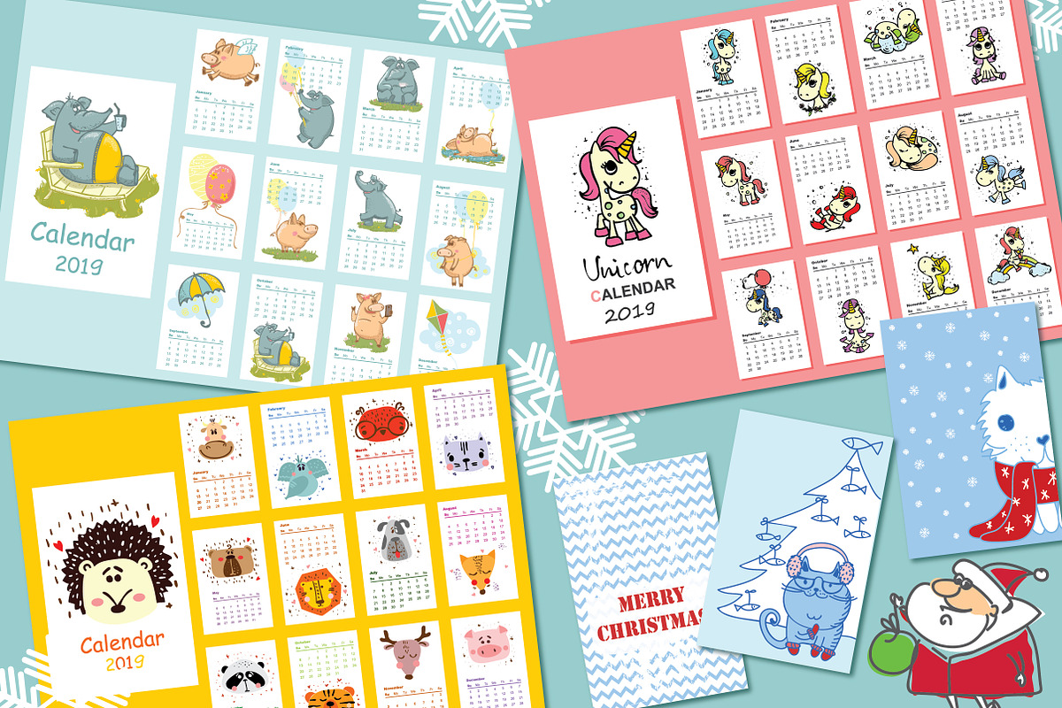 Christmas bundle, a Decorative Illustration by Virinaflora (Photo 4 of 4)
