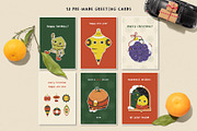 Winter Characters Illustration set, a Seasonal Illustration by marmarina (Thumbnail 4 of 12)