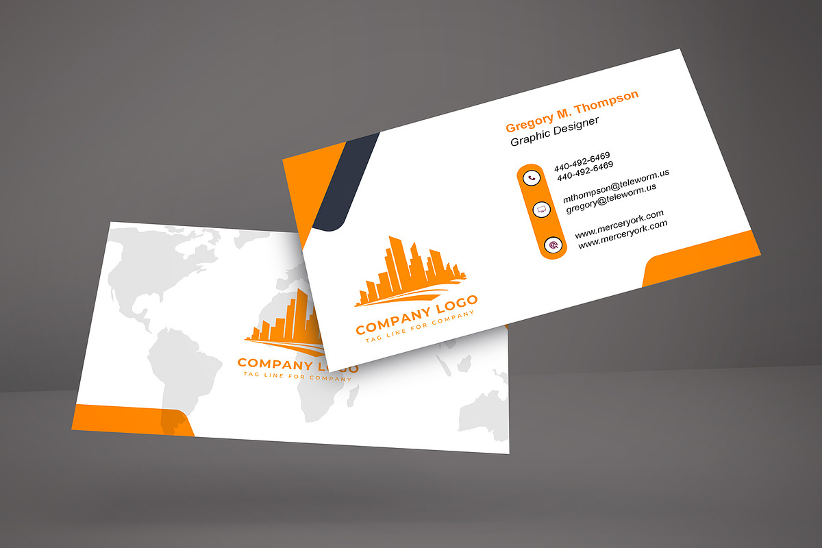 High Quality PSD Visting Card preview 4