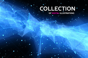 Abstract space backgrounds