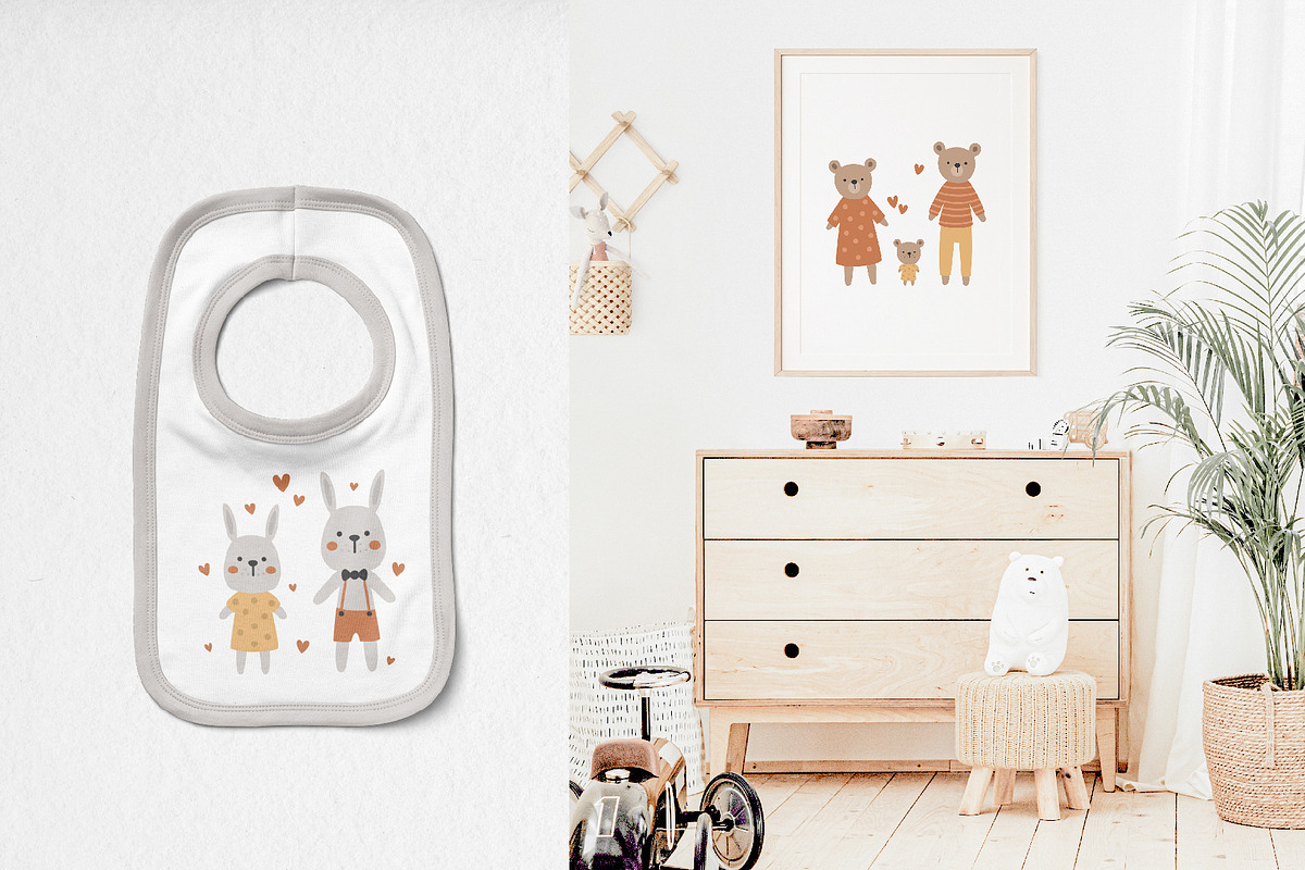 Boho Toys Nursery clipart collection, an Animal Illustration by Leysan Shayak (Photo 8 of 12)