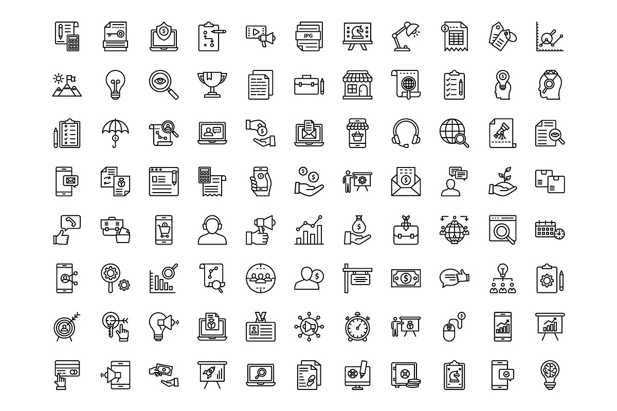 Market and Economy Icons, a Solid Icon by Vector Portal (Photo 6 of 6)