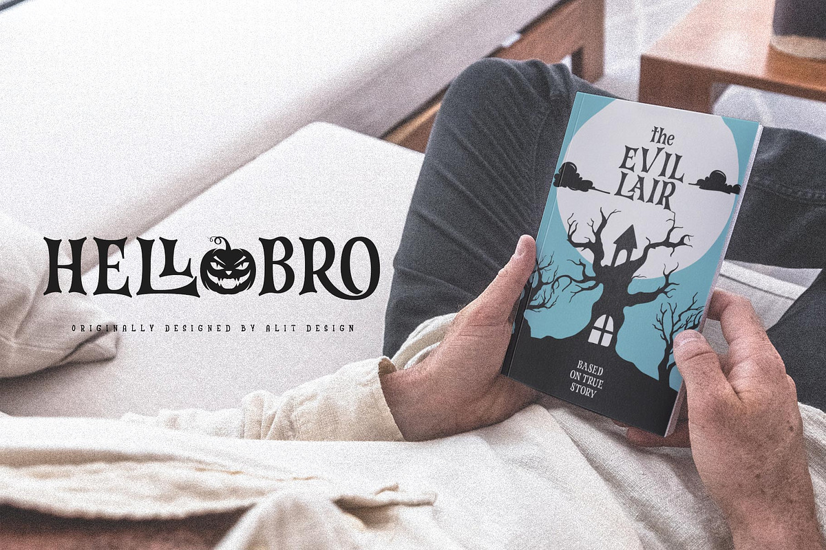 Hellobro Typeface, a Script Font by alit design (Photo 4 of 17)