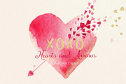 Love watercolor bundleValentine, a Decorative Illustration by LABFcreations (Thumbnail 10 of 14)