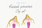 Mermaid princess and tropical fish, an Illustration by Eomoiart (Thumbnail 2 of 3)