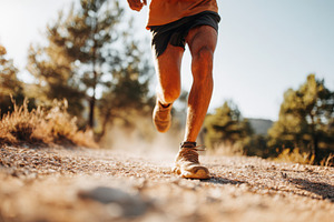 Trail Running on a Dusty Path, a Sports & Recreation Photo by AlyaAnd