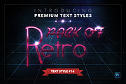 Retro #1 - 20 Text Styles, a Layer Style Add-On by Jonas Stensgaard (Thumbnail 17 of 23)