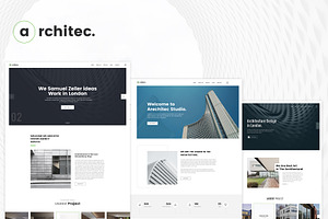 Architecture PSD Template