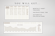 Digital Monthly Habit Tracker, a Templates & Theme by BRANDcontent (Thumbnail 4 of 6)