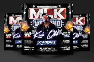 MLK Weekend Flyer, a Flyer Template by RTXdesinger99