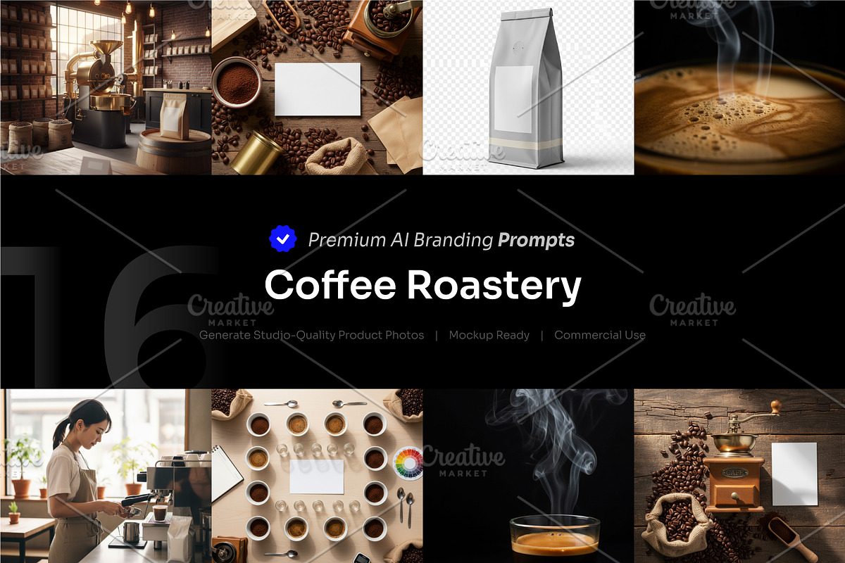 Coffee Roastery AI Prompt, a Food & Drink Photo by cidcud_graphic (Photo 1 of 2)
