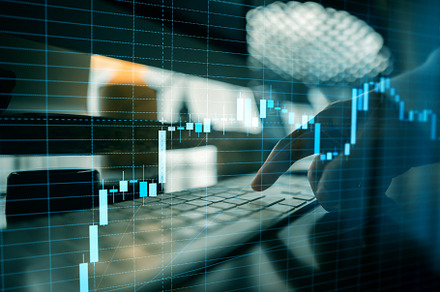 Stock market or forex trading graph work desk background, a Business Photo by Art Rachen