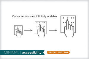 Minimal Accessibility Icons