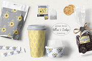 Watercolor set of yellow and indigo, an Illustration by BrushArtDesigns (Thumbnail 5 of 6)