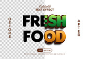 Fresh Food Text Effect 3D Style, a Layer Style Add-On by Mockmenot (Thumbnail 2 of 2)