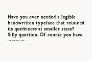 JIMMY Serif Pro - Handwritten Serif, a Serif Font by Tom Chalky (Thumbnail 5 of 6)