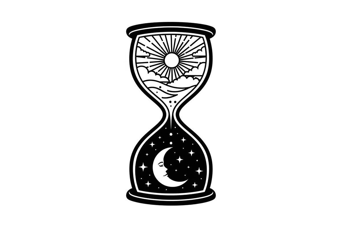 Celestial Sun Moon Hourglass Bundle, an Illustration by Gaye Art (Photo 22 of 31)