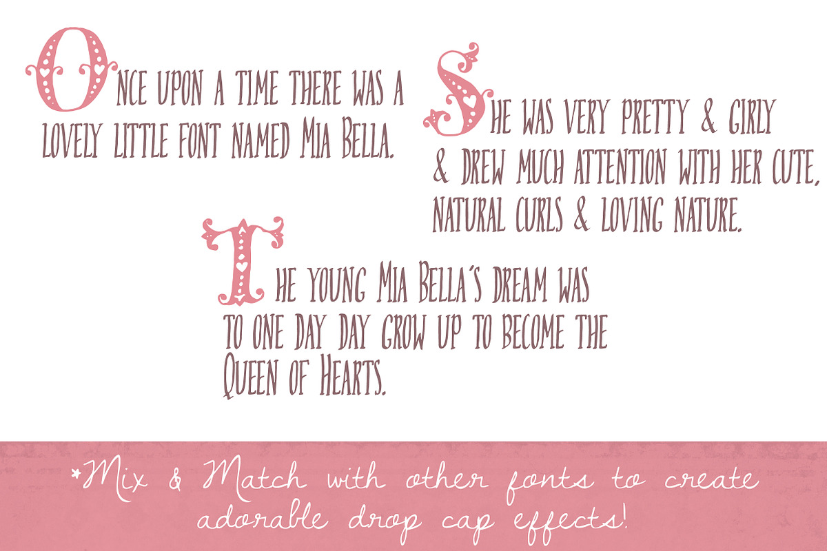 Mia Bella Font preview 5