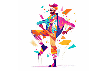 Quirky male character cartoon, a Person Photo by Aimagenarium@gmail.com