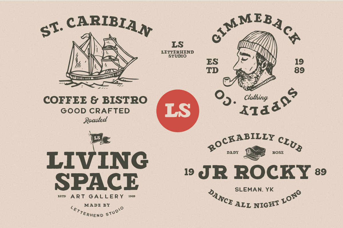Detroit - Slab Serif Typeface preview 2