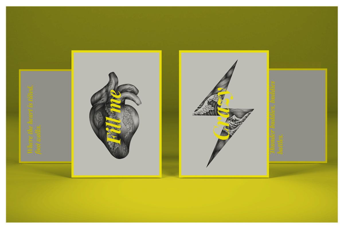 Thunder and Heart Postcard 02, a Flyer Template by Isbela  (Photo 4 of 5)