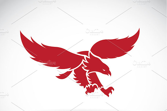 Vector Image Of An Eagle Design